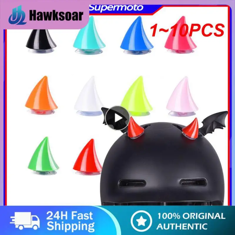 

1 ~ 10 шт. дьявольные рожки для шлема аксессуар для шлема Аксессуары для шлема