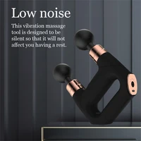 double heads massage gun deep tissue electric massager neck body muscle stimulation percussion pistol fitness relaxation