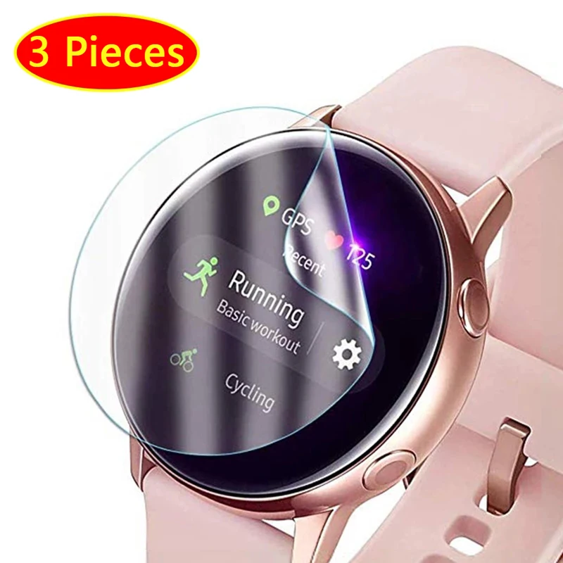 Гидрогелевая мягкая пленка для Samsung Galaxy Watch 3 41 42 мм 45 46 Acitve 2 40 44 Защитная Geat S2 S3 Sport