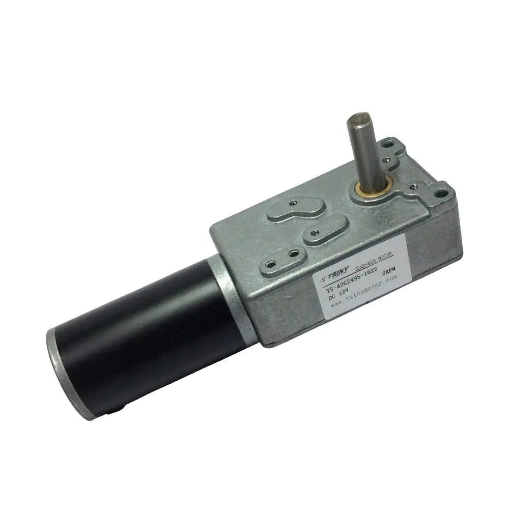 Маленький двигатель постоянного тока 12 В Турбинный червячный Реверсивный с