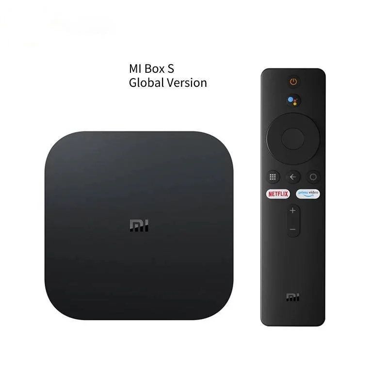

Global Version TV Box S 4K Ultra HD Android TV 9.0 HDR 2GB 8GB WiFi DTS Multi Language Smart Mi Box S Media Player