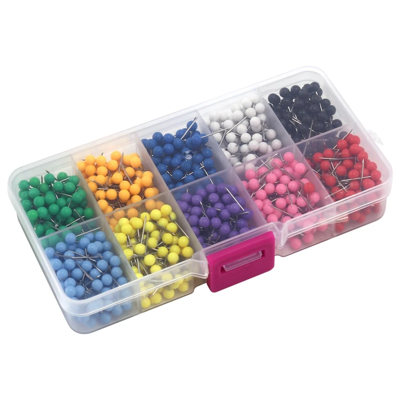 1000 шт. пластиковые штифты с пробкой из стали