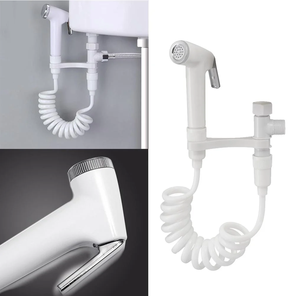 

Bathroom Bidet Sprayer Set Toilet Sprayer Cloth Diaper Sprayer For Personal Hygiene And Bedpan WC Spray Shower