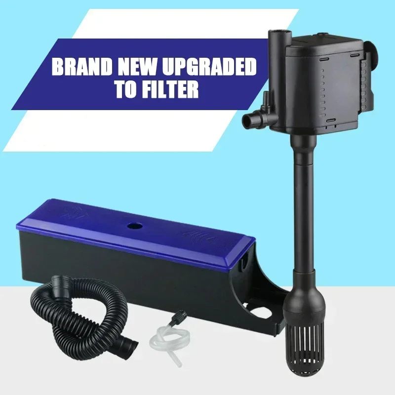 Fish Tank Filter 220-240V 12W Upper Drip Box Aquarium Silent Circulation Pump External