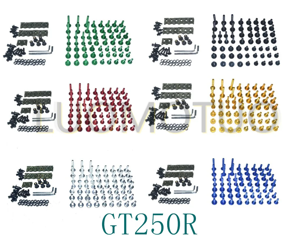 

Motorcycle Complete Fairing Bolts Kit Bodywork Screws Fit For DUCATI GT250R 2013-2016