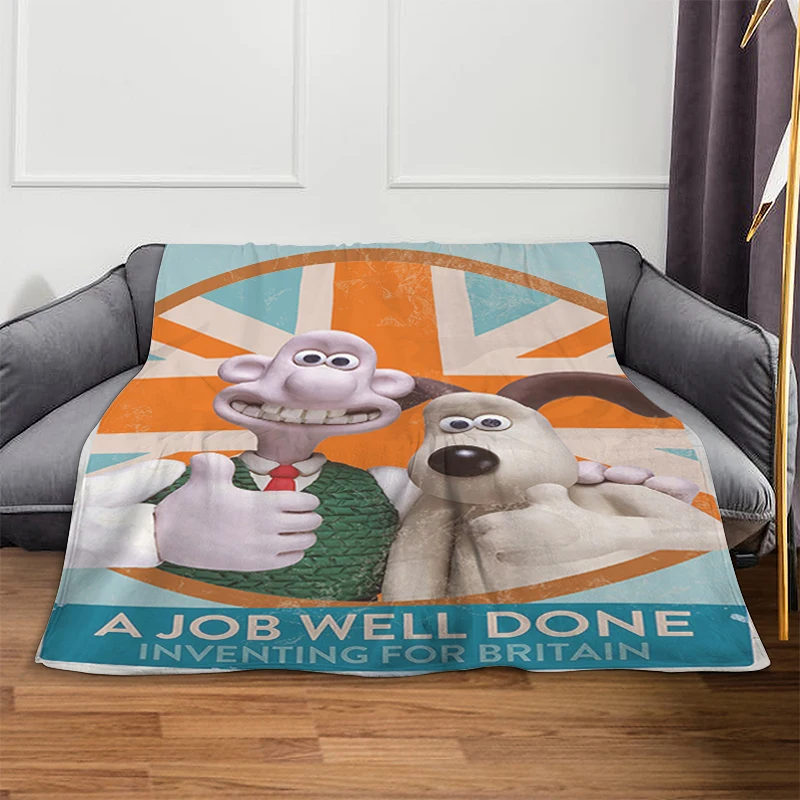 Пушистые мягкие одеяла A-Wallace Gromits фланелевое одеяло королевского размера