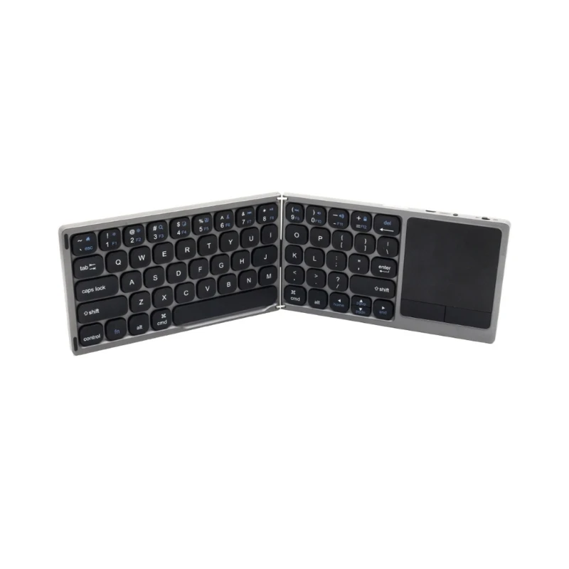 

Foldable Keyboard Small Pocket Size BluetoothCompatible Wireless Keyboards Long Battery Life Keypad for Office Outdoor