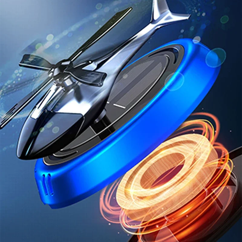 

Helicopter Solar Rotating Car Perfume Diffuser Air Freshener Ornaments Car Fragrance Decoration Deodorant Perfume Cars Diffuser