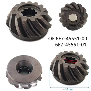 Коническая шестерня для лодочного мотора Yamaha, подвесной двигатель 6E7-45551-00 01 F9 F9.9 F15 F20 9.9HP 15hp 13T, 24 такта до 1996