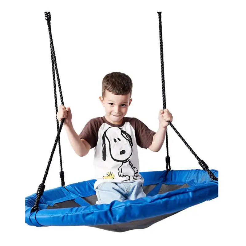 

Kids Swing Oxford Cloth Swing Kids Funny Toy Outdoor Playground Swing Toy Blue