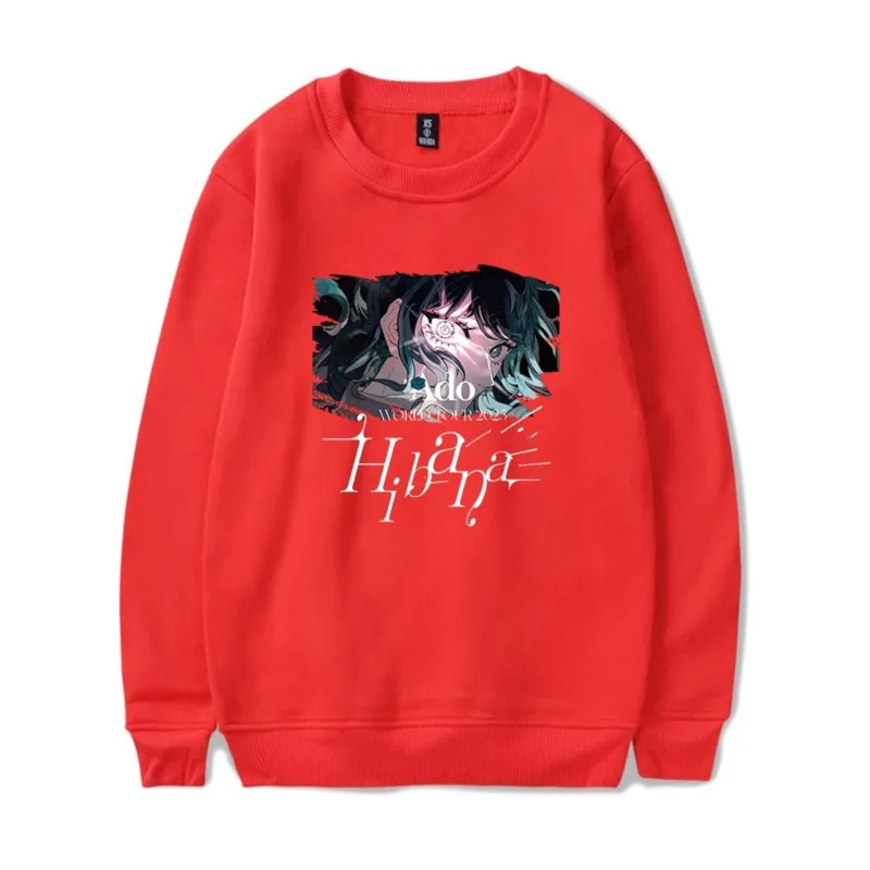Толстовка с круглым вырезом и длинными рукавами Ado World Tour 2025 для женщин/мужчин
