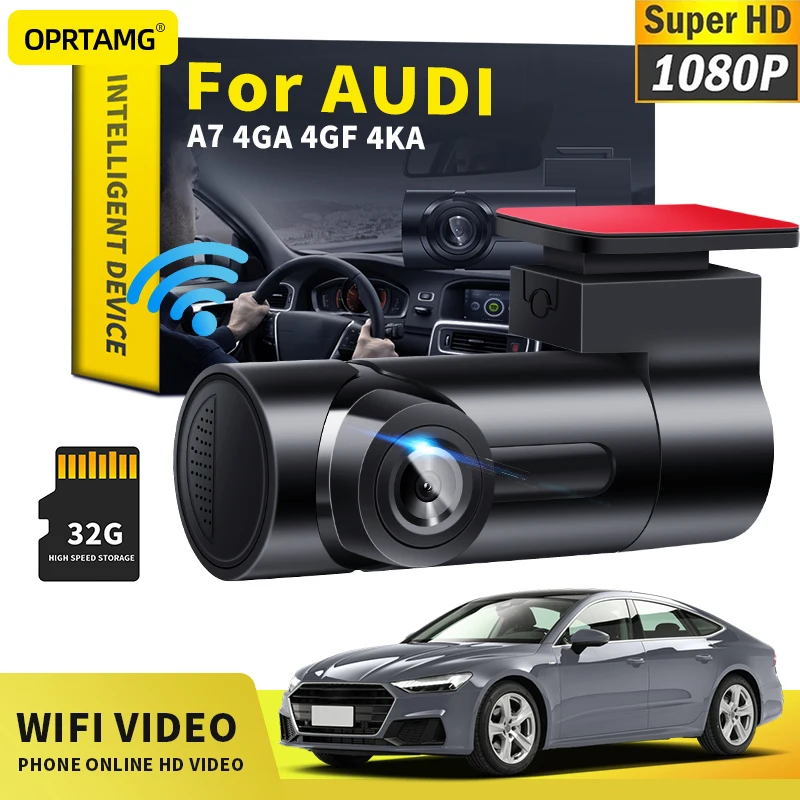 

Автомобильный видеорегистратор OPRTAMG MSC 1080P HD камера WiFi видеорегистратор для Audi A7 4GA 4GF 4KA 2013 2014 2015 2016 2017-2022 Автомобильный видеорегистратор авто...