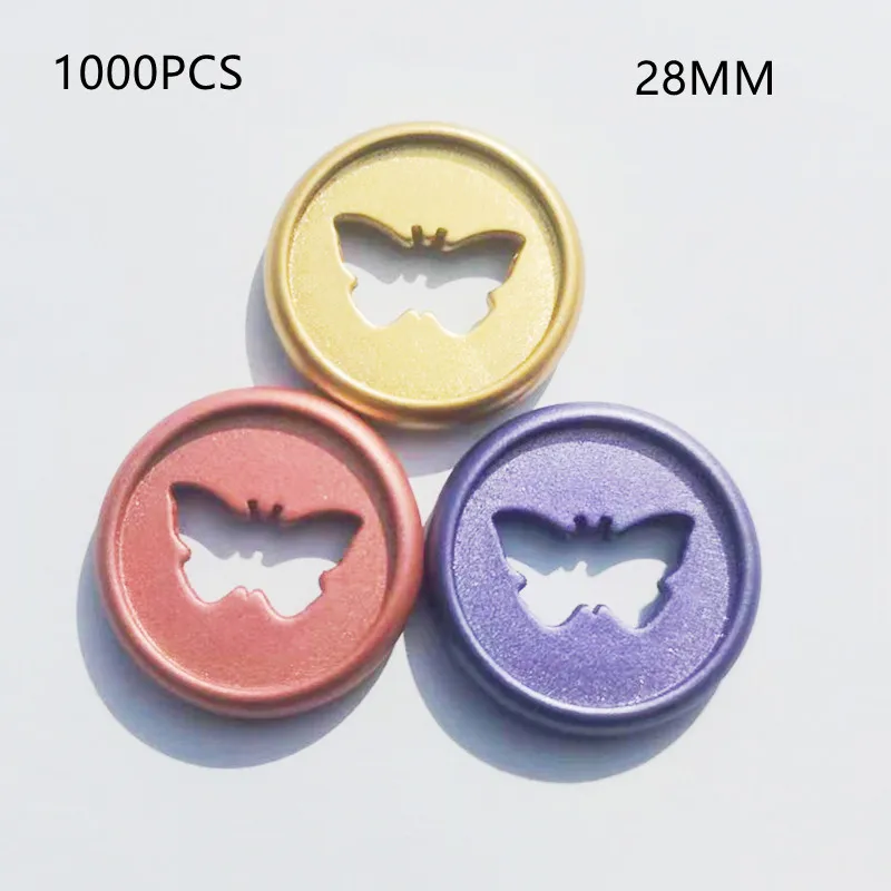 1000PCS28MM frosted butterfly binding button mushroom hole plastic loose-leaf binding tray