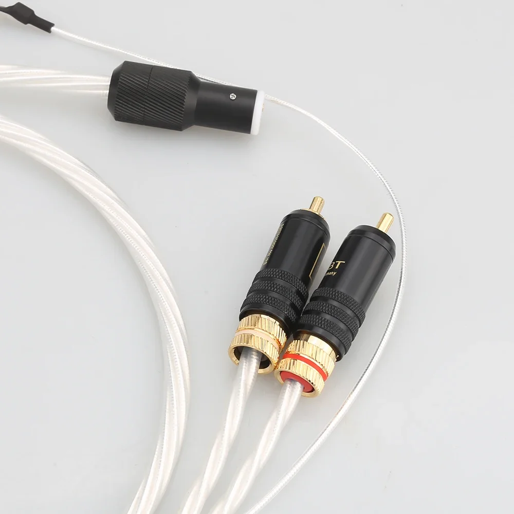 Кабель Tonarm 5-контактный провод DIN на 2RCA проигрыватели фонокорректоров аналоговый