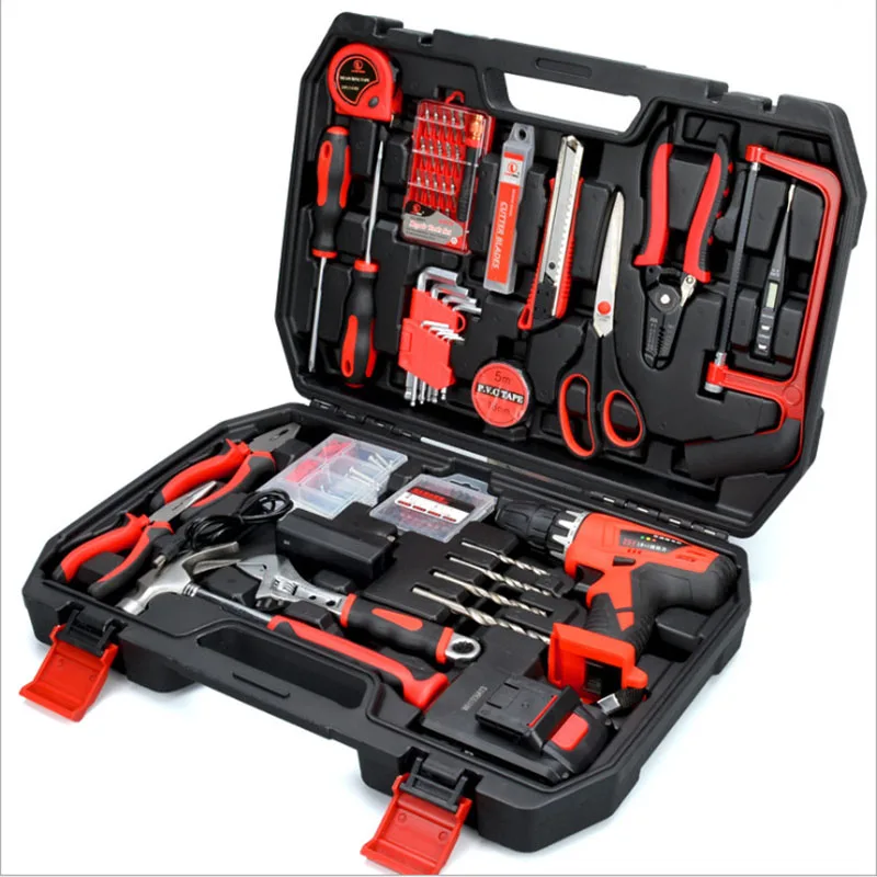 

New Electric Drill Tool Impact Electric Drill Set Electric Screwdriver Hardware Electrician Maintenance Home Improvement Tool