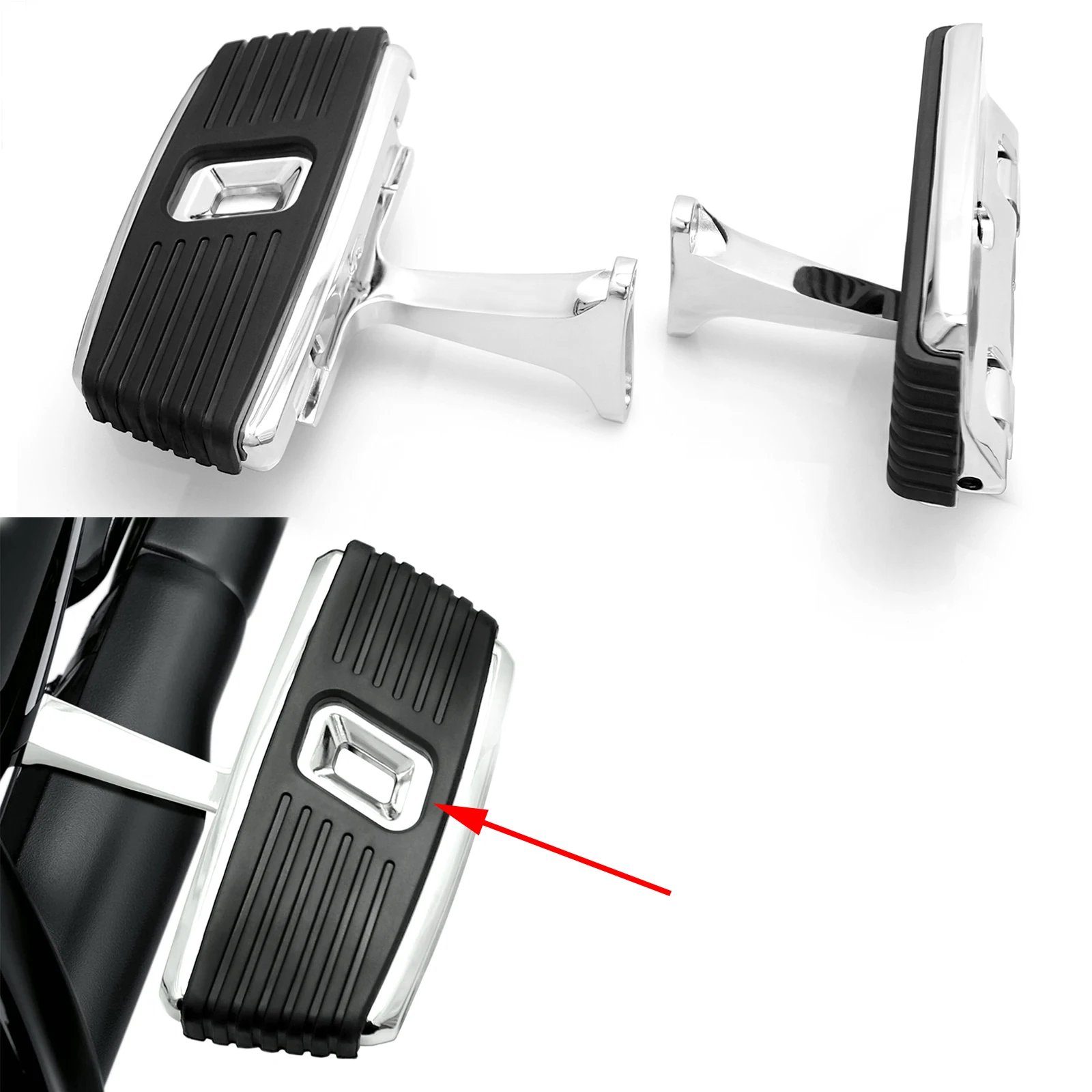 Kahuna пассажирская Напольная доска для Harley Touring Road Street Glide King Electra CVO 93-23