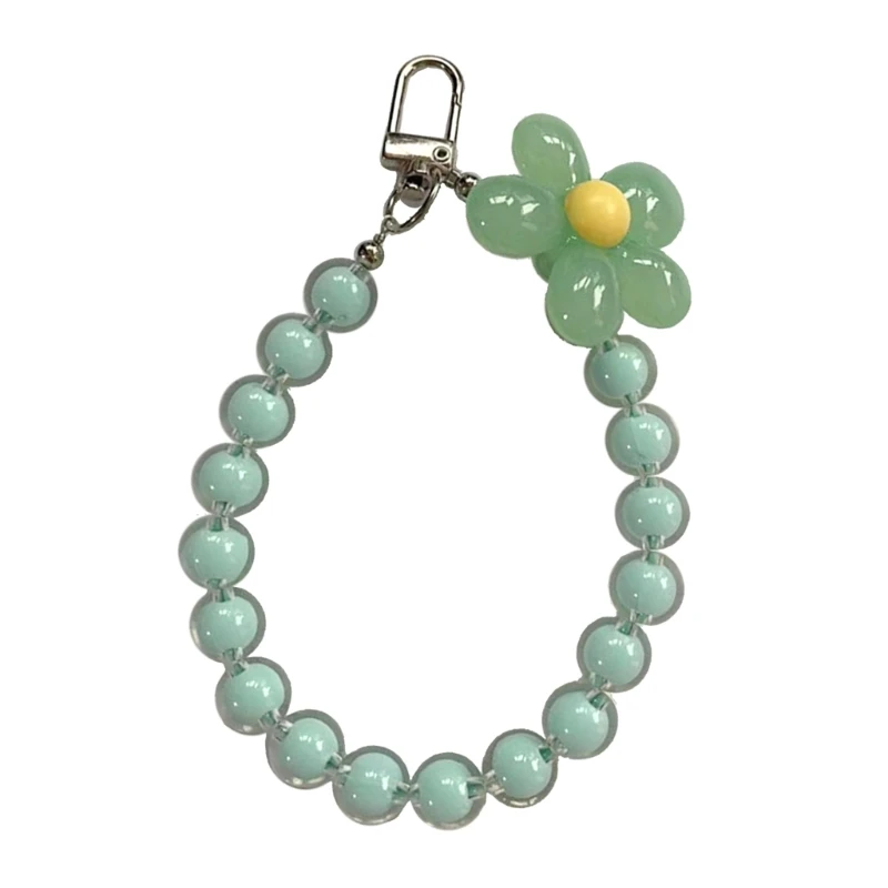 

Flower Charm Bracelet Beads Wristband Acrylic Beads Bracelet 57BD