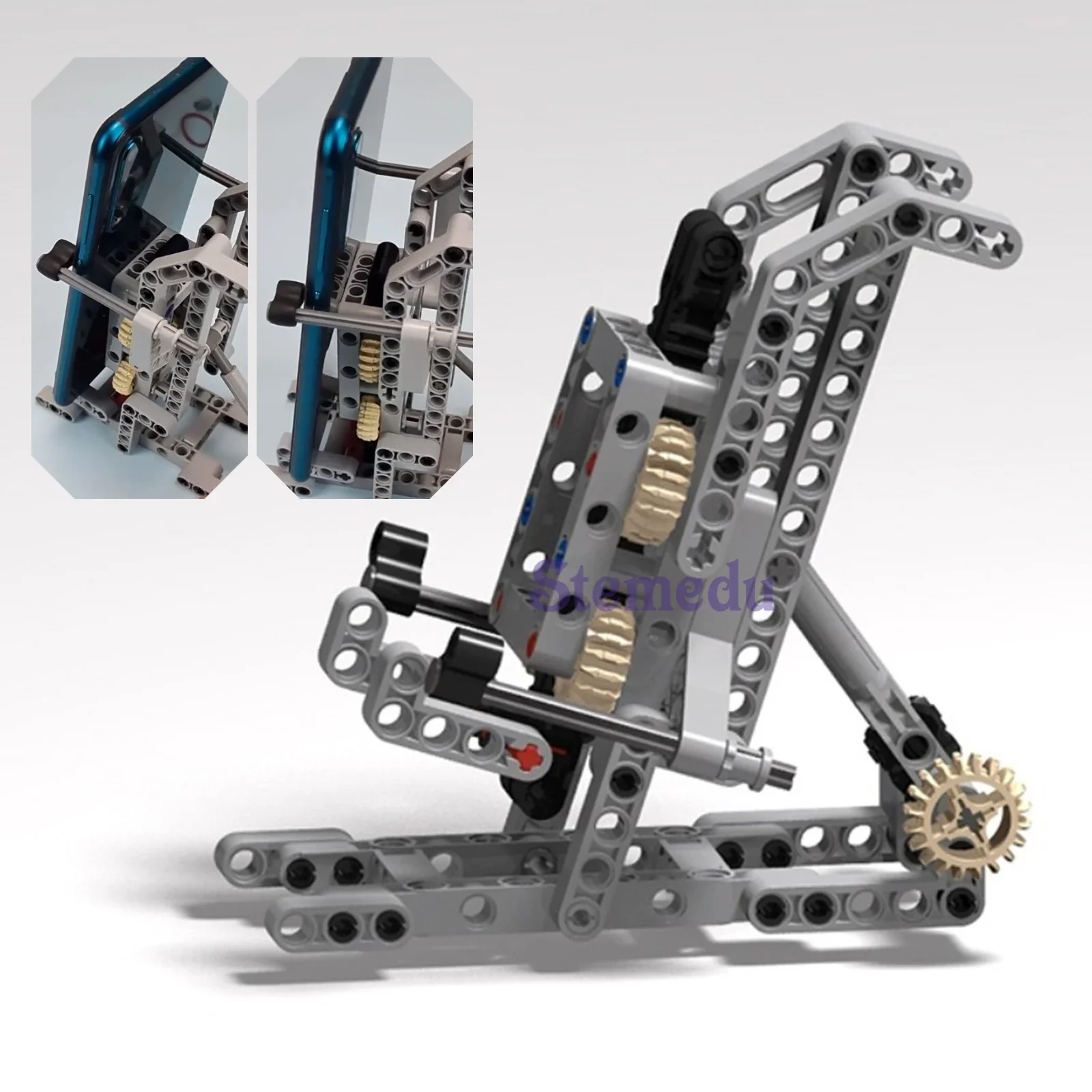 Строительные блоки MOC креативная гравитационная зеркальная подставка держатель