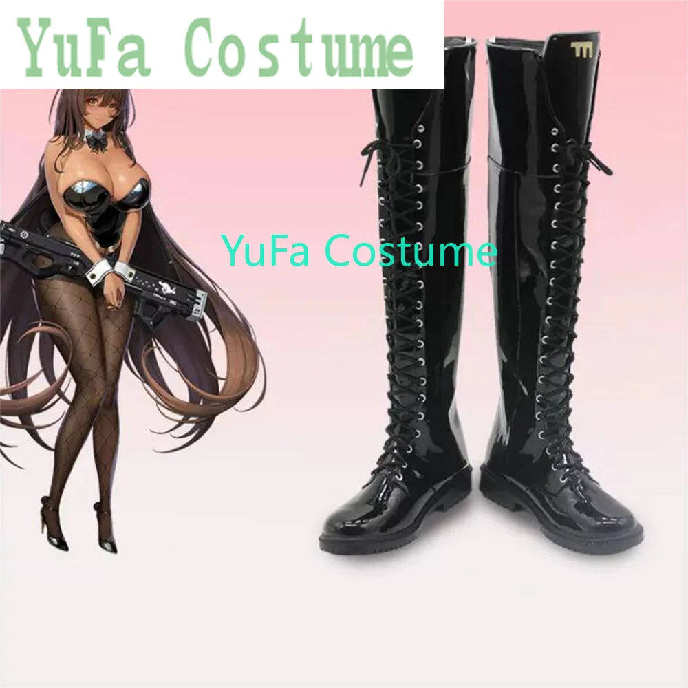 Черный кролик Ной Бланер NIKKE Обувь для косплея Сапоги Игра Аниме Вечеринка