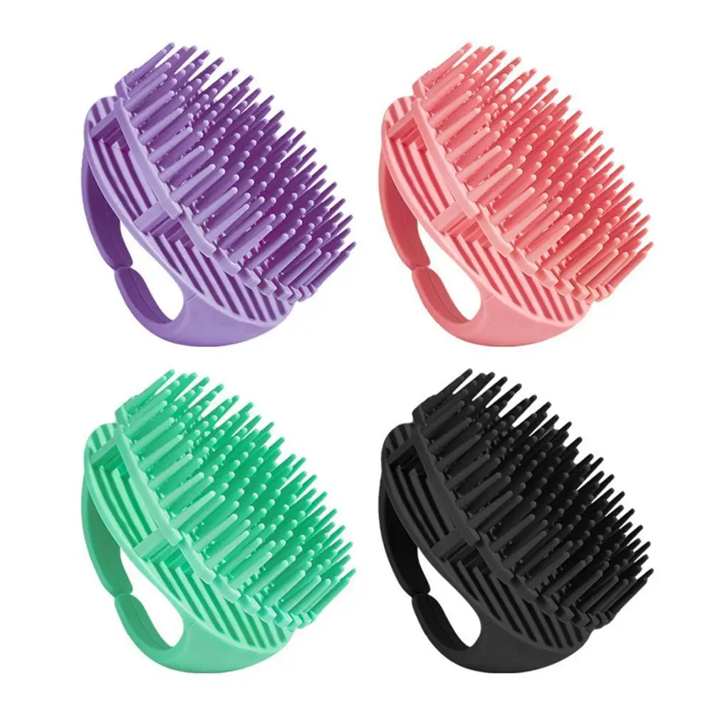 

Silicone Head Body Scalp Massage Silicone Shampoo Brush Hair Wash Brush Shower Comb Bath Brush Spa Massage Brush Hair Brush