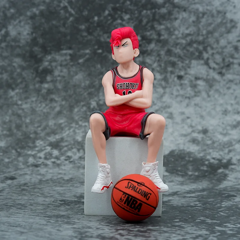 

Экшн-фигурки SLAM DUNK Sakuragi Hanamichi, 14 см, рукава каэд, ПВХ фигурка, модель игрушечного автомобиля, украшение интерьера автомобиля