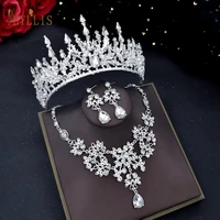 a68 baroque leaf bridal jewelry sets crown necklace set earrings for bride fashion wedding hair accessories bridal tiaras