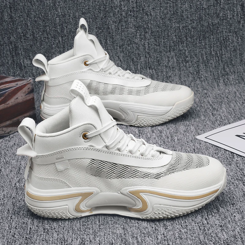 

Brand Professional Men's Basketball Shoes Basketball Sneakers Anti-skid High-top Breathable Man Basketball Boots Shoes for man