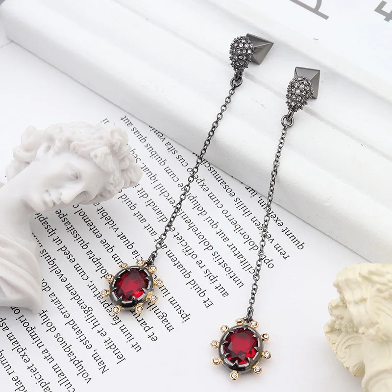 

European and American Fashion Cool Sun Flower Ear Studs