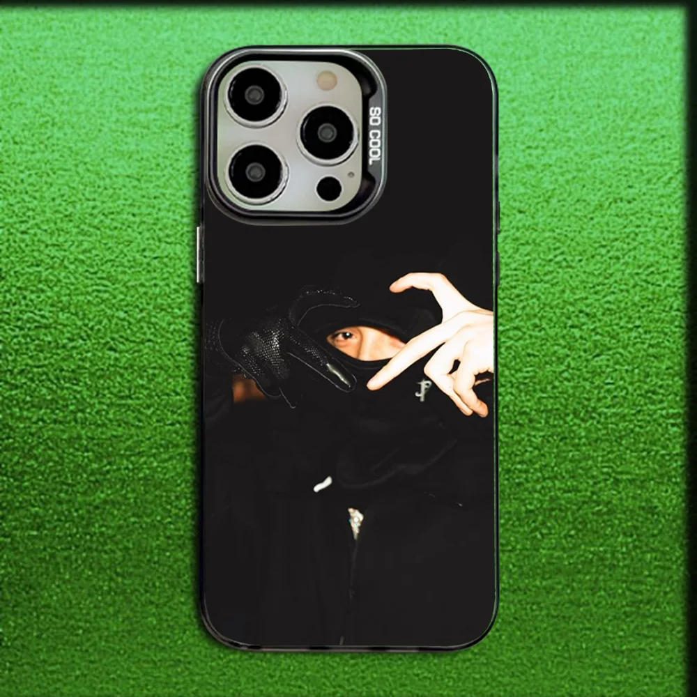 Фото Gervonta P-Peso Pluma Phone Case For iPhone 16,15,14,13,12,11,Mini,Pro,MAX Gray Matte Silicone Black Cover №2