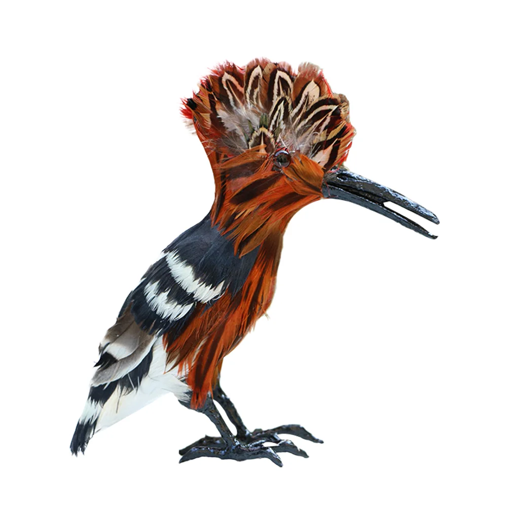 

Realistic Bird Figure Feathered Bird Ornaments Model Educational Photo Props Home Office Garden Decor