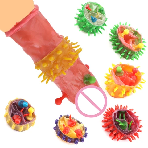 Мужские презервативы с шипами, 3 шт