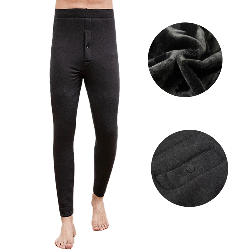 100% Merino Wool Long Johns thermal Underwear Pants Men's Baselayer Man Merino Wool Bottom Thermal Warm