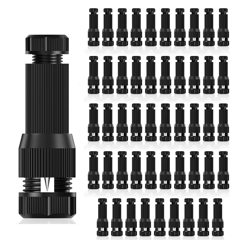 

50Pack Landscape Lighting Connectors Garden Light Cconnectors Waterproof For Cable Landscape Light Connectors