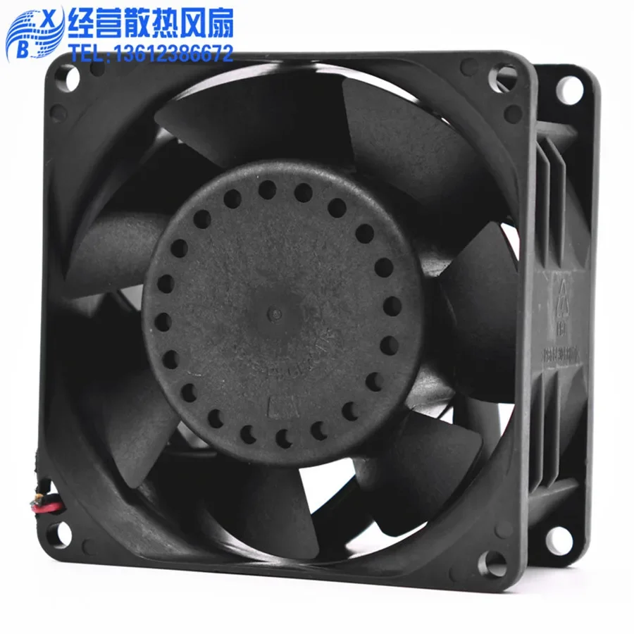 Фото Новый Оригинальный Вентилятор Delta PFR0812XHE 8038 80MM 80*80*38мм для серверного корпуса, Мощный Вентилятор 12V 4.9A 4PIN №4
