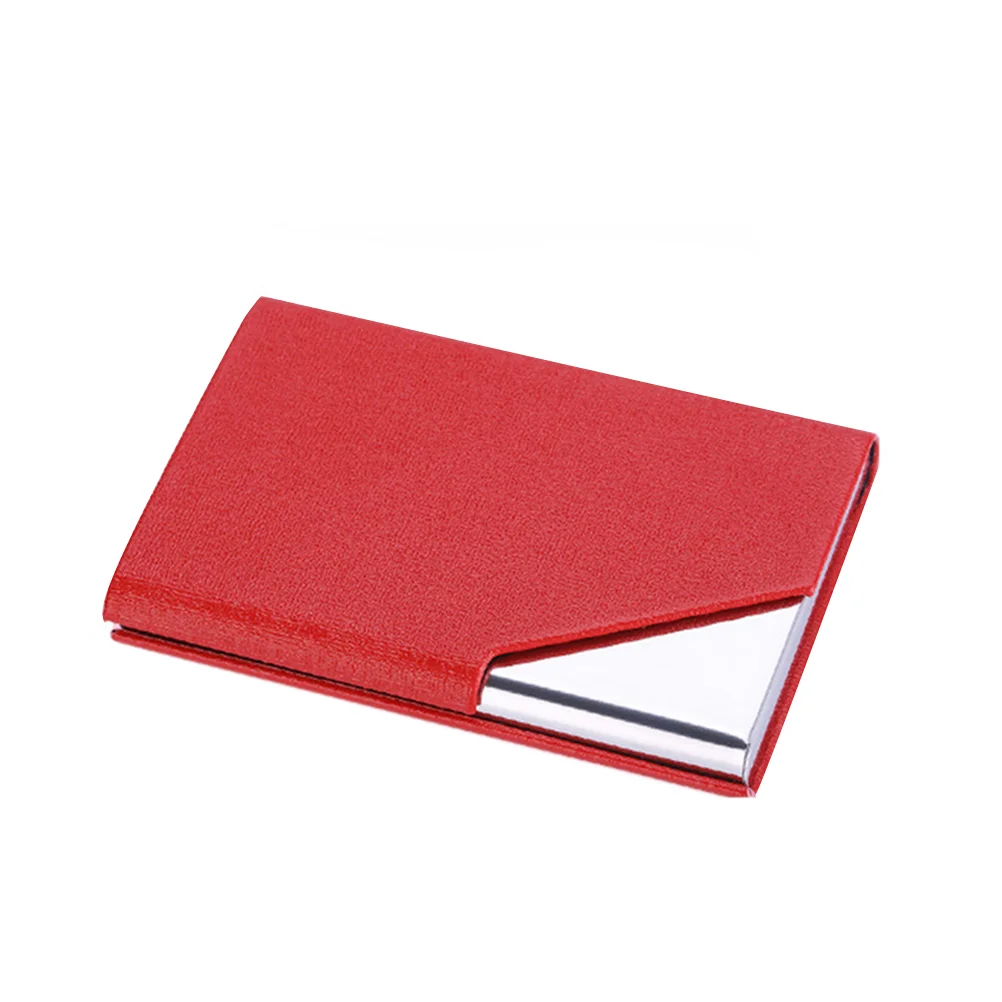

Portable Stainless Steel and Business Name Holder Credit Case Box Organizer
