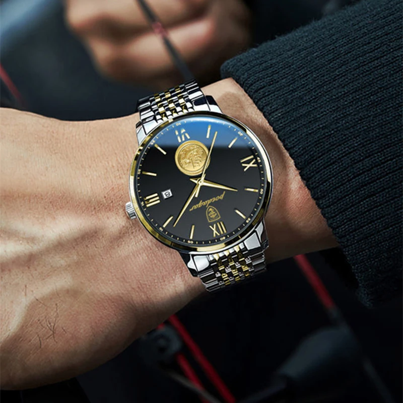 Часы наручные мужские кварцевые водонепроницаемые в стиле милитари 2021 |