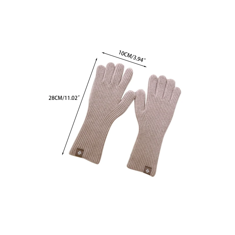 

Winter Crochet GlovesTouchScreen Hand Warmer Sports Gloves Touch Screen Tips Knit Elastic Cuff Gloves for Men