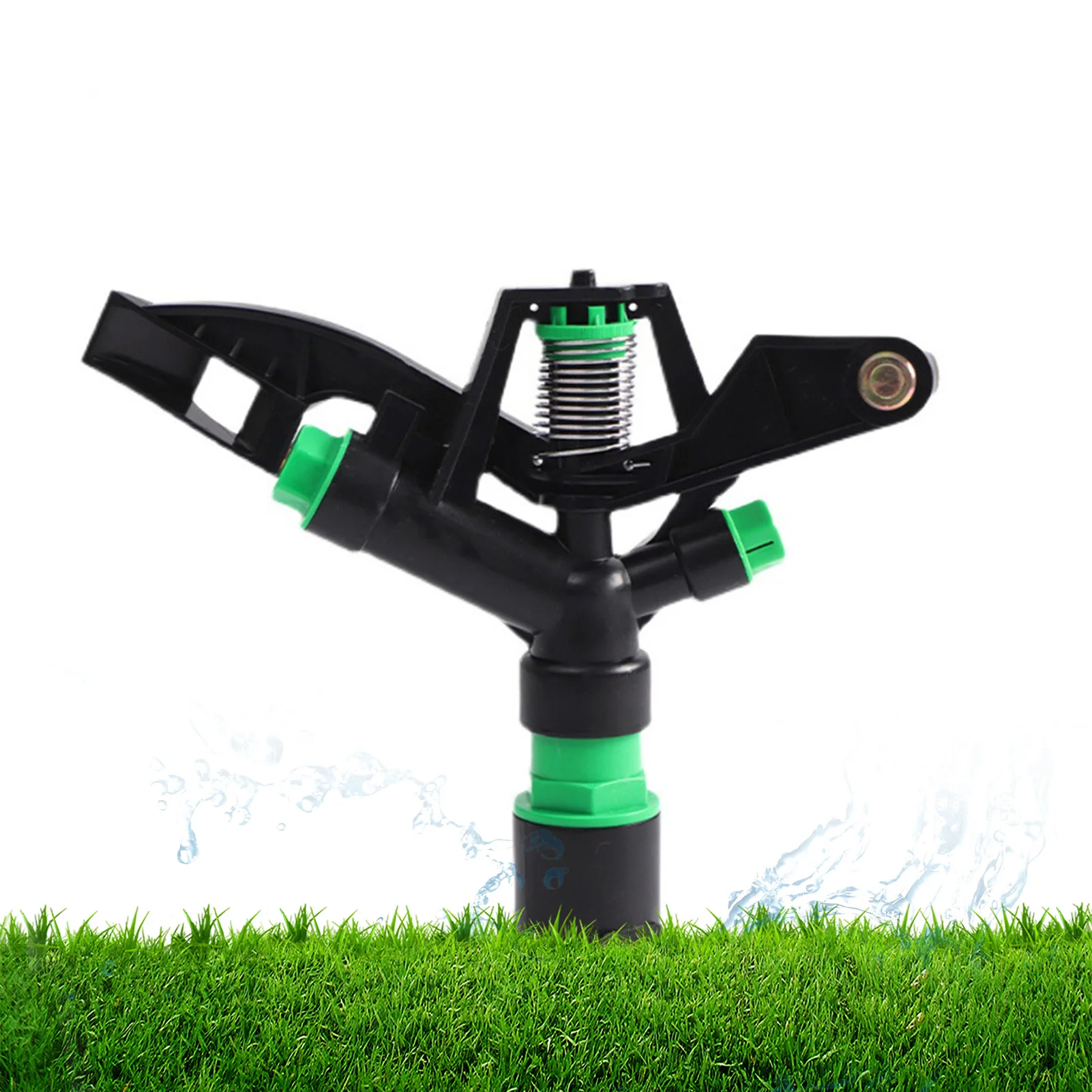

Adjustable Rocker Sprinkler Controllable Sprinklers For Yard Adjustable Rocker Rotary Head Double Nozzle Design Long-Distance