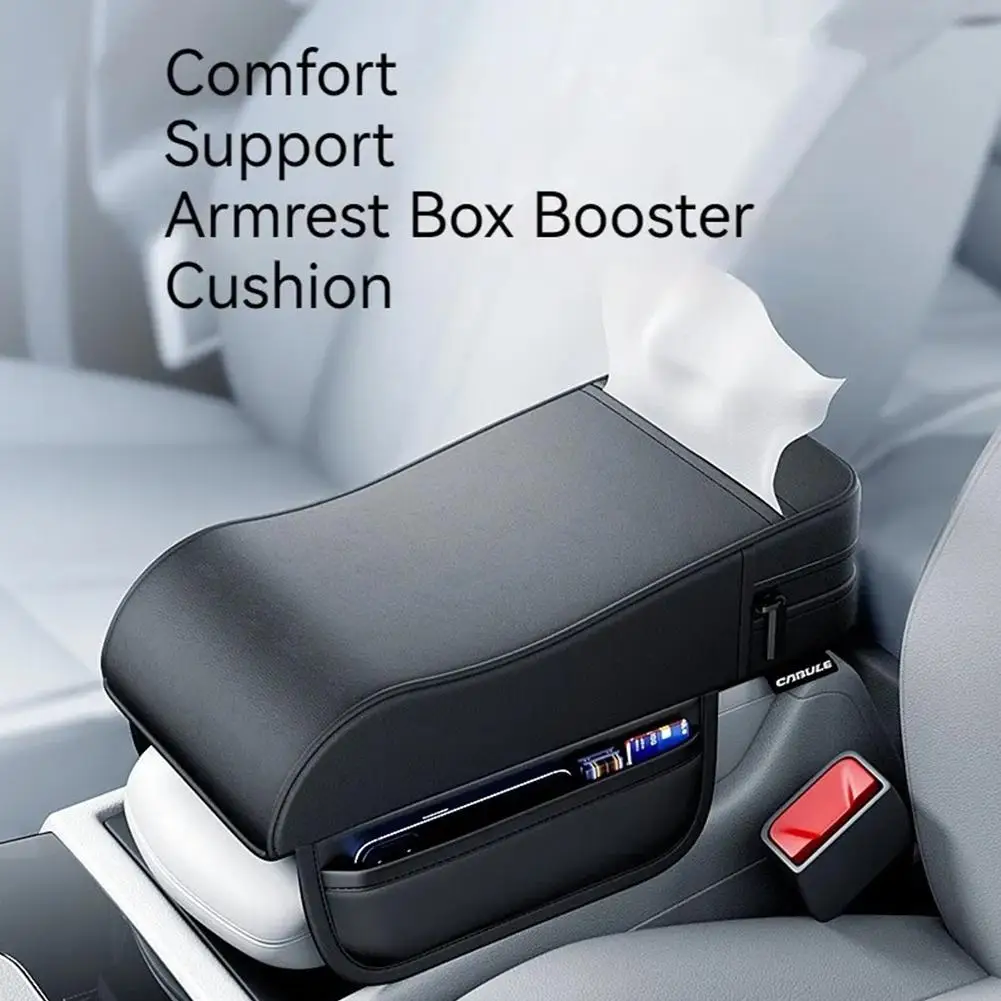 

Подушка для автомобильного подлокотника с добавлением памяти, мягкий подлокотник, поддержка центрального защитного локтя, подушка для хранения, утолщенный подлокотник Cus T7c3