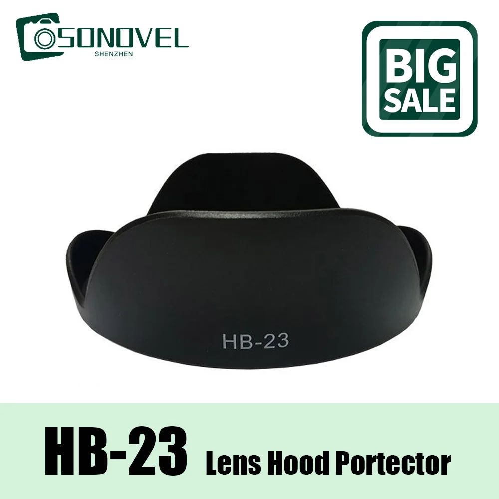 

HB-23 HB23 Bayonet Mount Lens Hood Protector Plastic Black for Nikon 17-35 18-35 16-35 10-24mm 77mm Camera Accessories