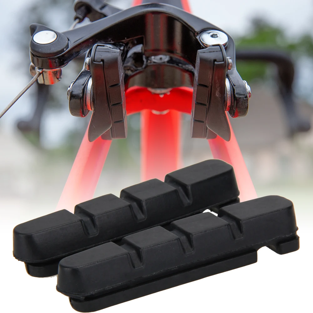

2X Road Bike Brake Pads Shoes for Alloy Rims Dura Ace Ultegra 105 Cartridge