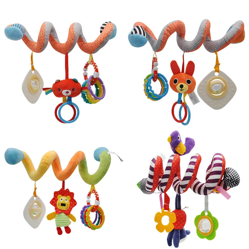 

Baby stroller accessories toddler lathe pendant bed around plush toy lion tooth glue pendant bed bell