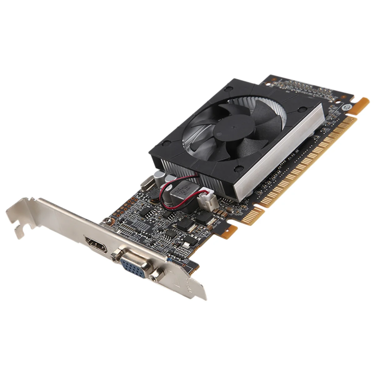 

GT610 Graphics Card 2GB GDDR3 64Bit 40Nm 810Mhz 1600Mhz PCIE 2.0 HDMI-Compatible+VGA Video Card