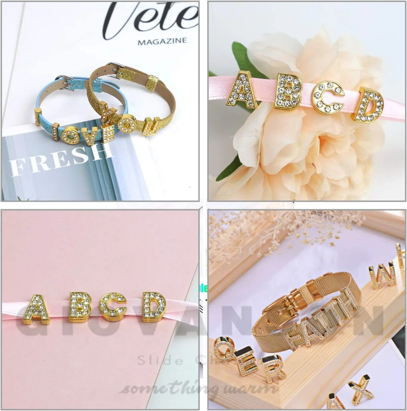 

10 шт./партия, женский браслет, 8 мм