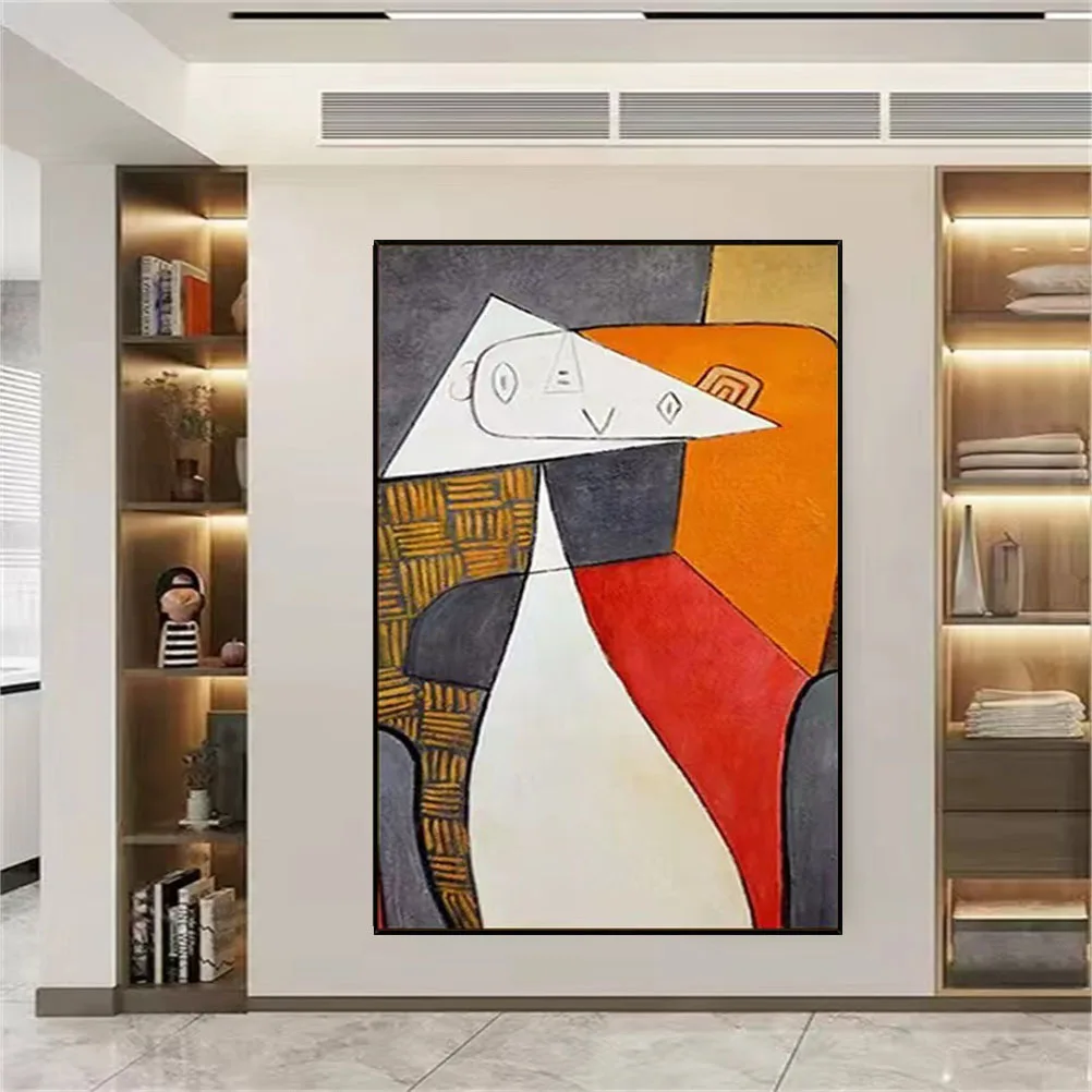 

Famous Abstract Canvas Pictures Picasso Oil Painting Reproductions Art Poster Of Exhibits On Home Wall For Living Room Decor