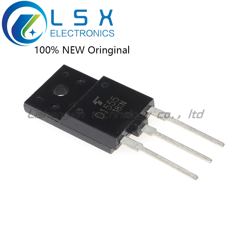 

New/10pcs D1555 2SD1555 TO-3PF 1500V 5A Original On st ock