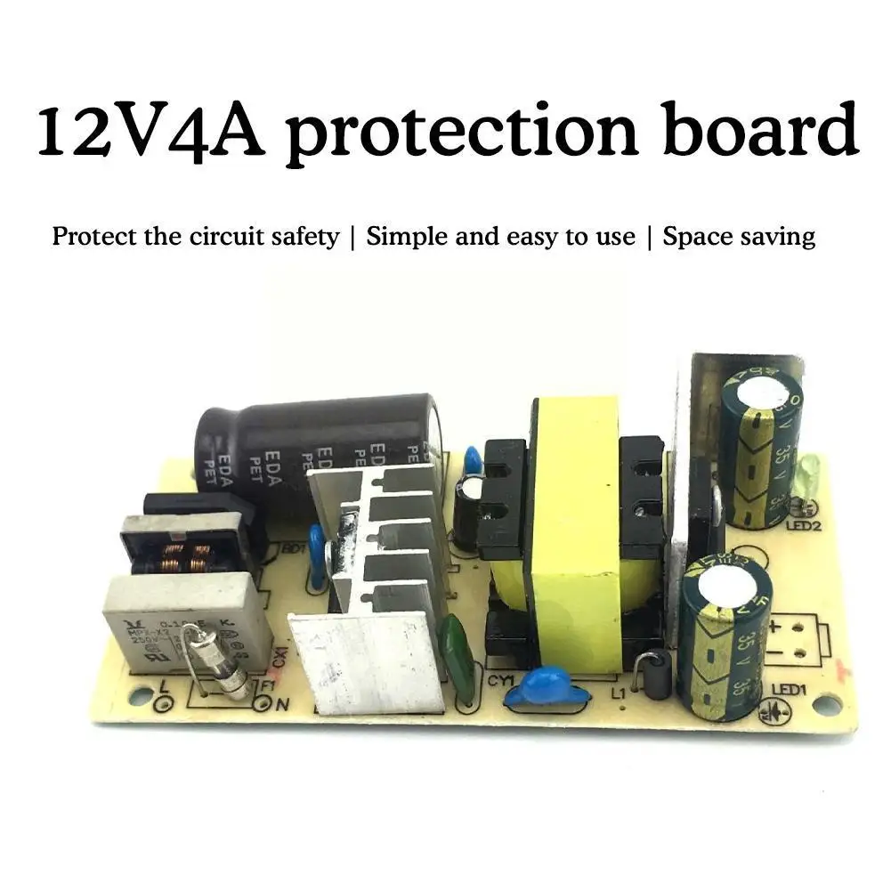 

12V4A Protection Board Power Module Board Switch AC-DC Module Mode Switch Isolated Supply Board Power Power Q9J8