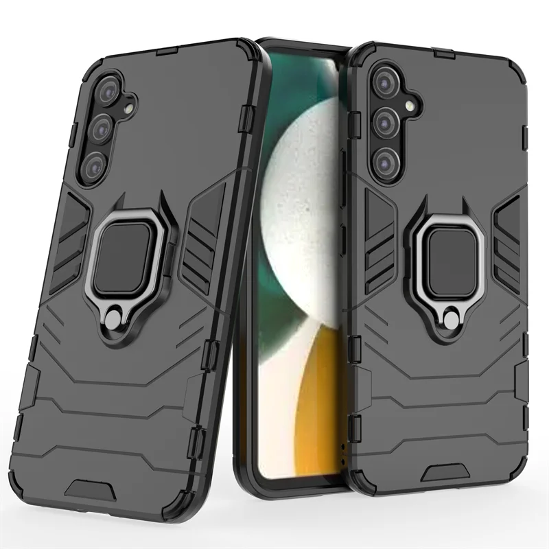 For Samsung Galaxy A34 Case for Samsung Galaxy A34 Cover Funda Finger Ring Protective Phone Bumper For Samsung Galaxy A34