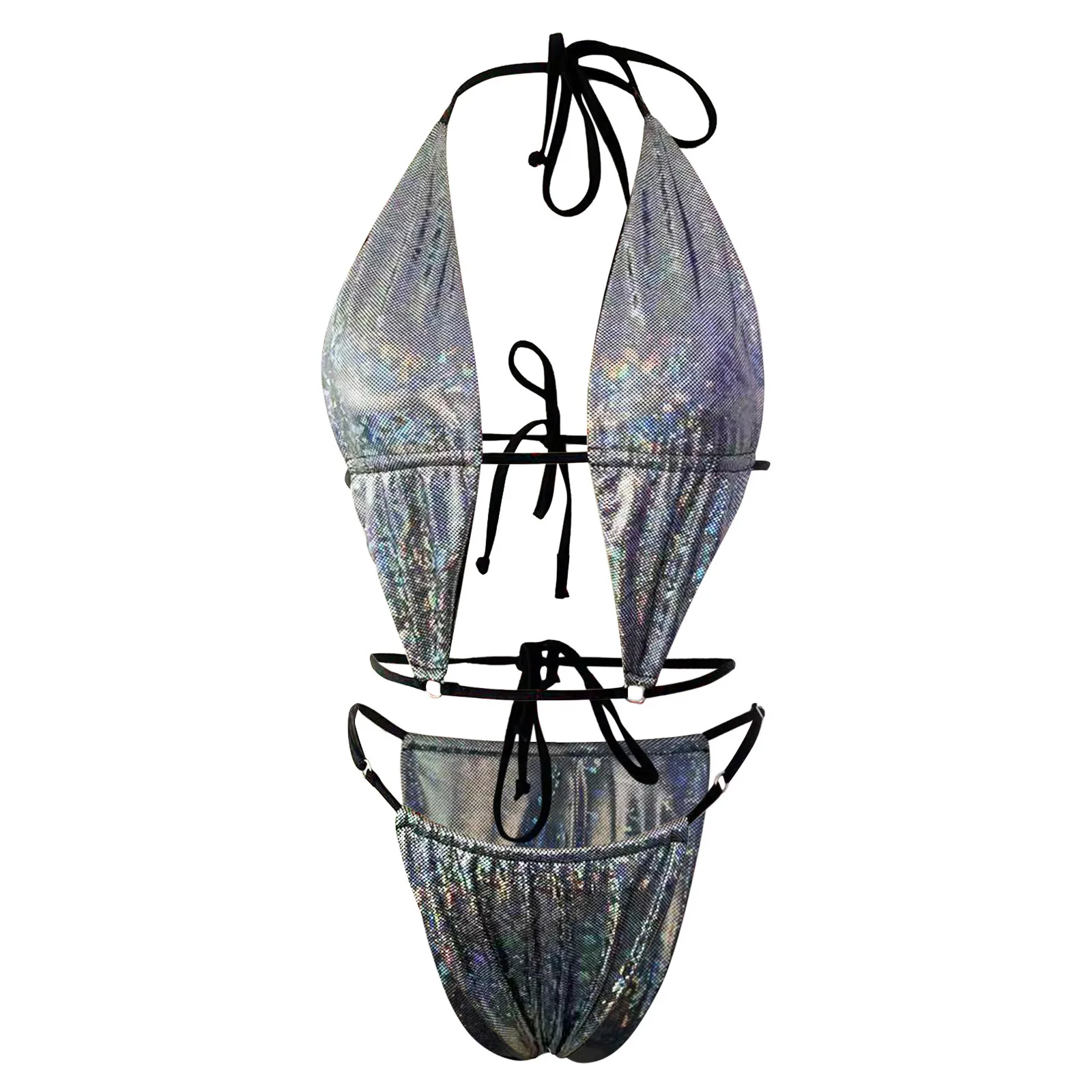 

Женский купальник-бикини с принтом, сексуальный комплект бикини с пуш-ап, купальный костюм из двух предметов, пляжный купальник, женские пля...