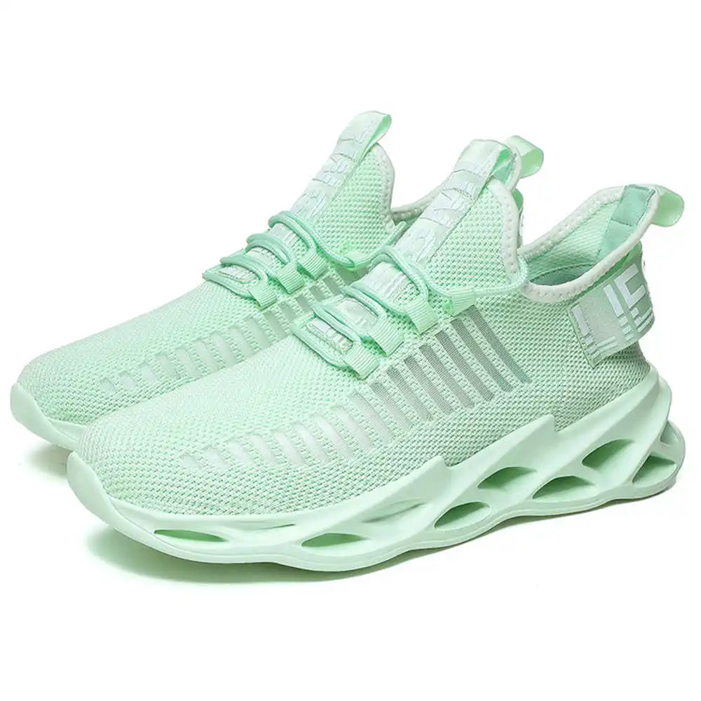 

Зеленые хлопковые теннисные шнурки, летняя обувь для мальчиков, роскошные Брендовые мужские кроссовки, спортивная тренировочная кавайная китайская обувь YDX1